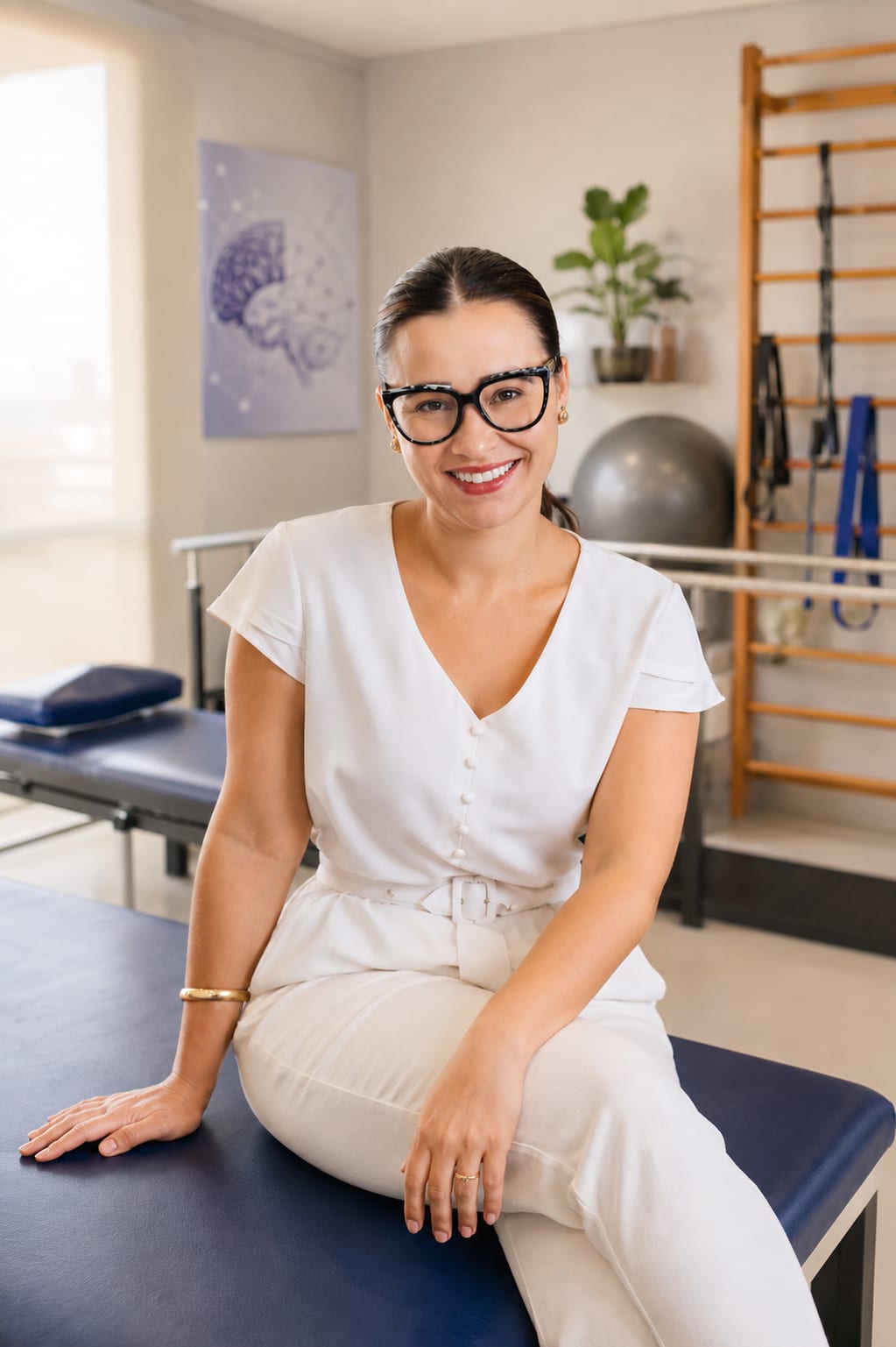 Dra. Nathalia Franco, fisioterapeuta especialista em reabilitação neurológica para Parkinson